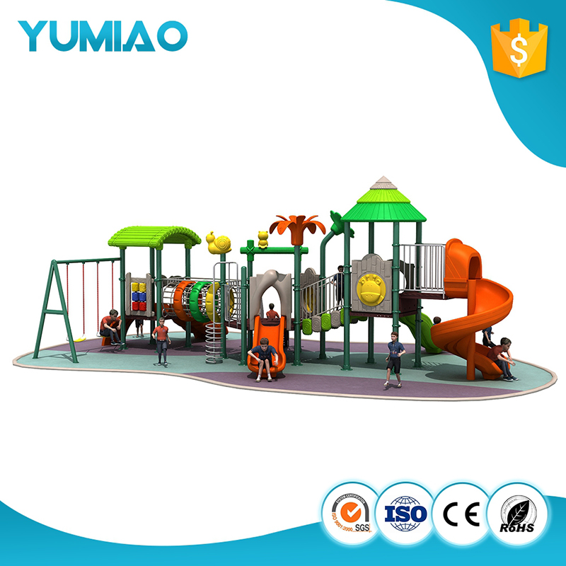 Fast Delivery Amusement Park Double Slide Outdoor Playground Equipment