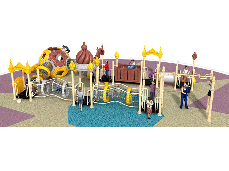 Children's Outdoor Playset with Monkey Bars ZHS-009