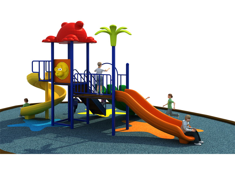 Outdoor Kids Playground Slide with Ladder SJW-023