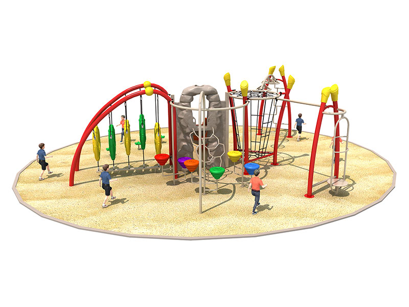 Outdoor Multifunctional Climbing Playset for Elementary School TP-014