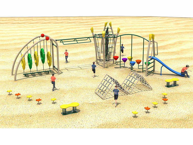 Best Kids Outdoor Rope Climbing Frame on the Beach TP-024