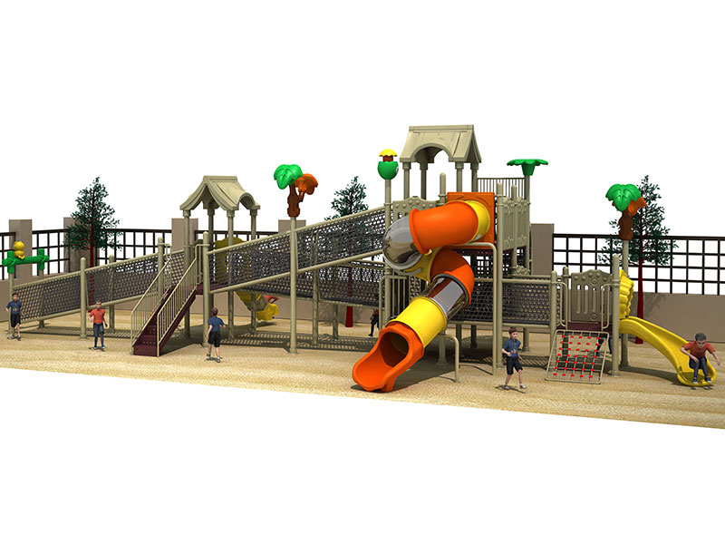 Outdoor Rope Climbing Structure Playground for Kids GZ-006