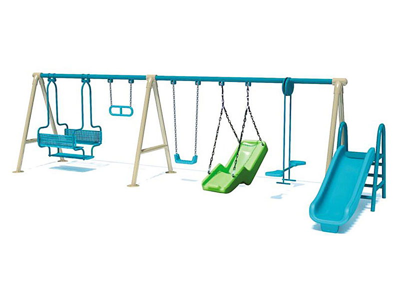 Factory Price Outdoor Childrens Swing with Slide SW-007