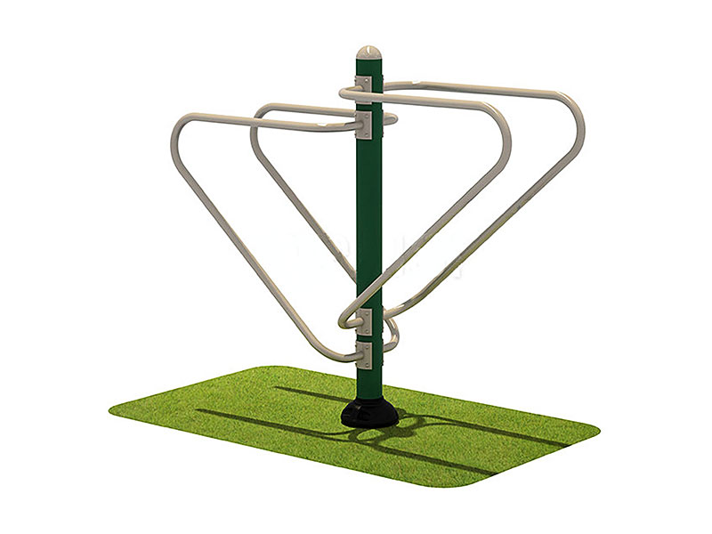 Outdoor Workout Equipment Push Up and Dip Station for Schools OF-006