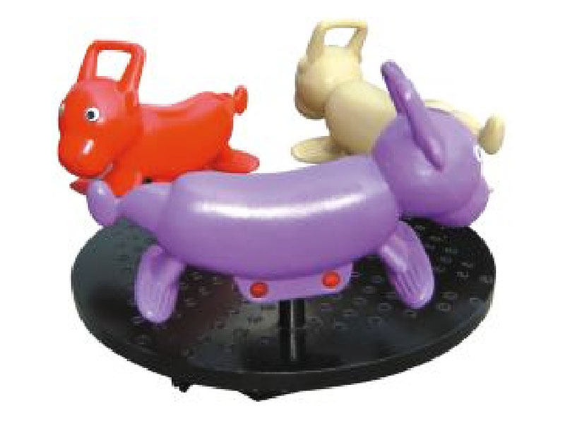 Old Merry Go Round with Cartoon Seats MG-004