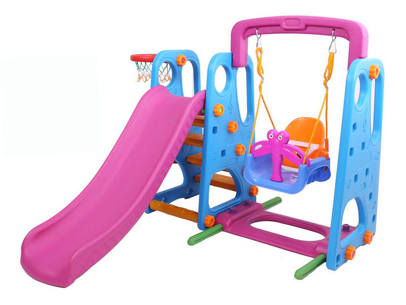 3 in 1 Small Backyard Slide for Toddlers SH-013