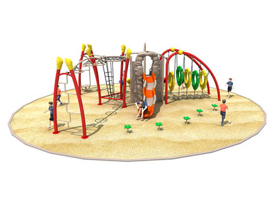 outdoor climbing playset