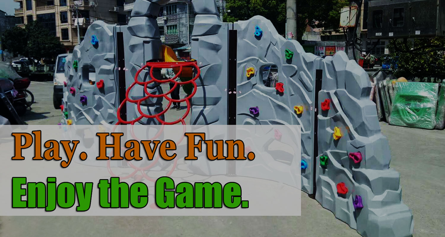 Outdoor Kids Climbing Structure with Nets