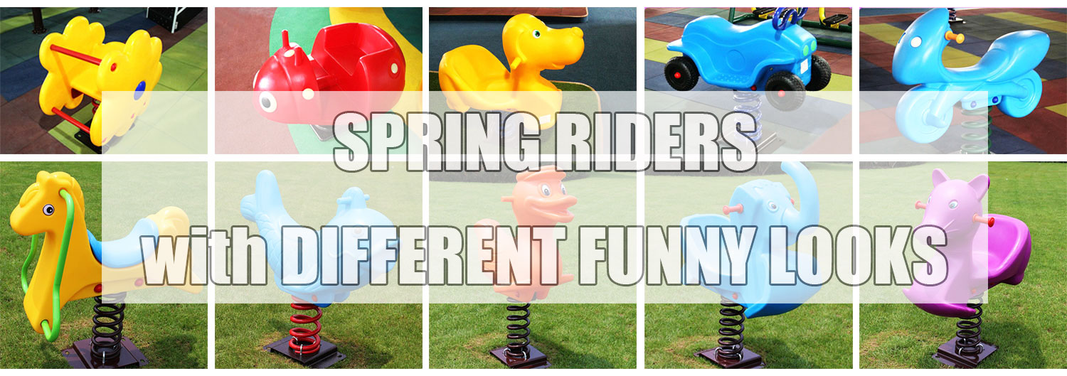 Used Playground Spring Riders  with Low Prices