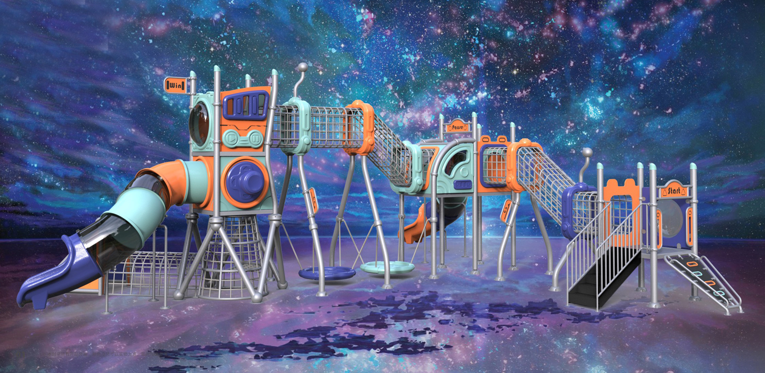 Large Outdoor Playground Structure for Theme Parks